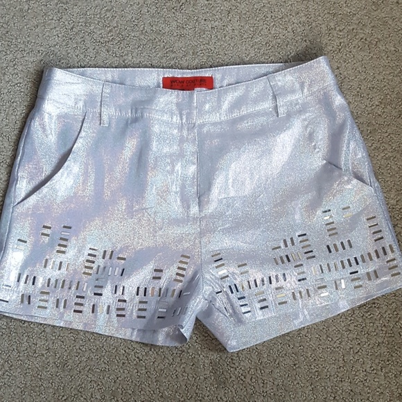 Holographic Shimmer Shorts - Picture 1 of 4